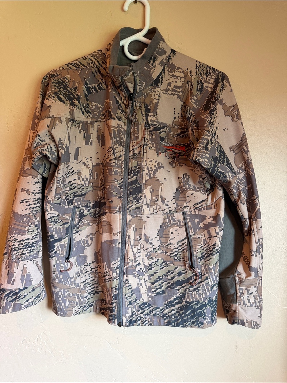 Kids Digital Camo Field Jacket - Tan/Gray